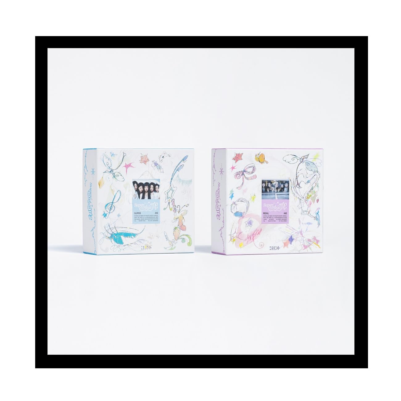 Amazon.com: ILLIT - 1st Mini Album SUPER REAL ME (2 versions SET